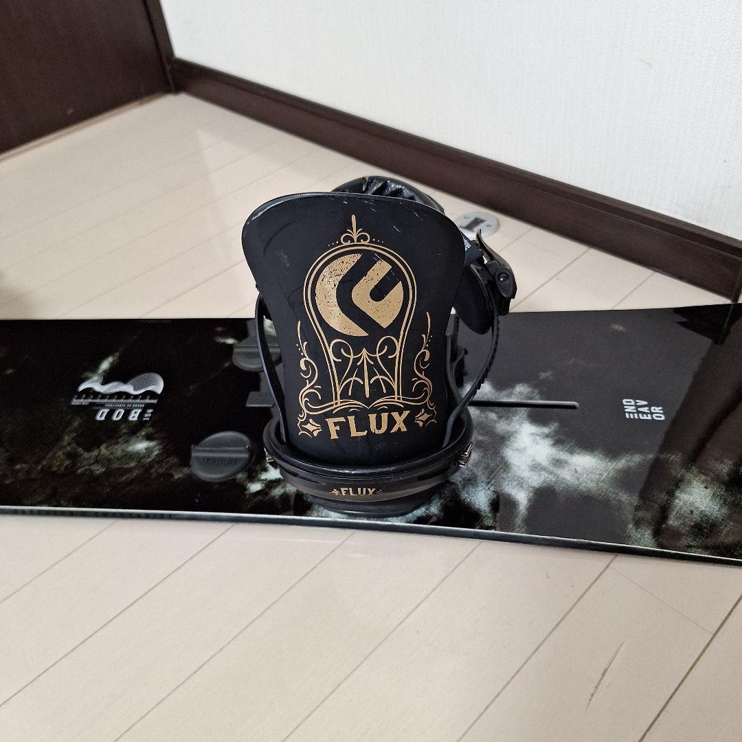 スノーボードセット　エンデバーBOD154 フラックスRK　S-Mビンディング