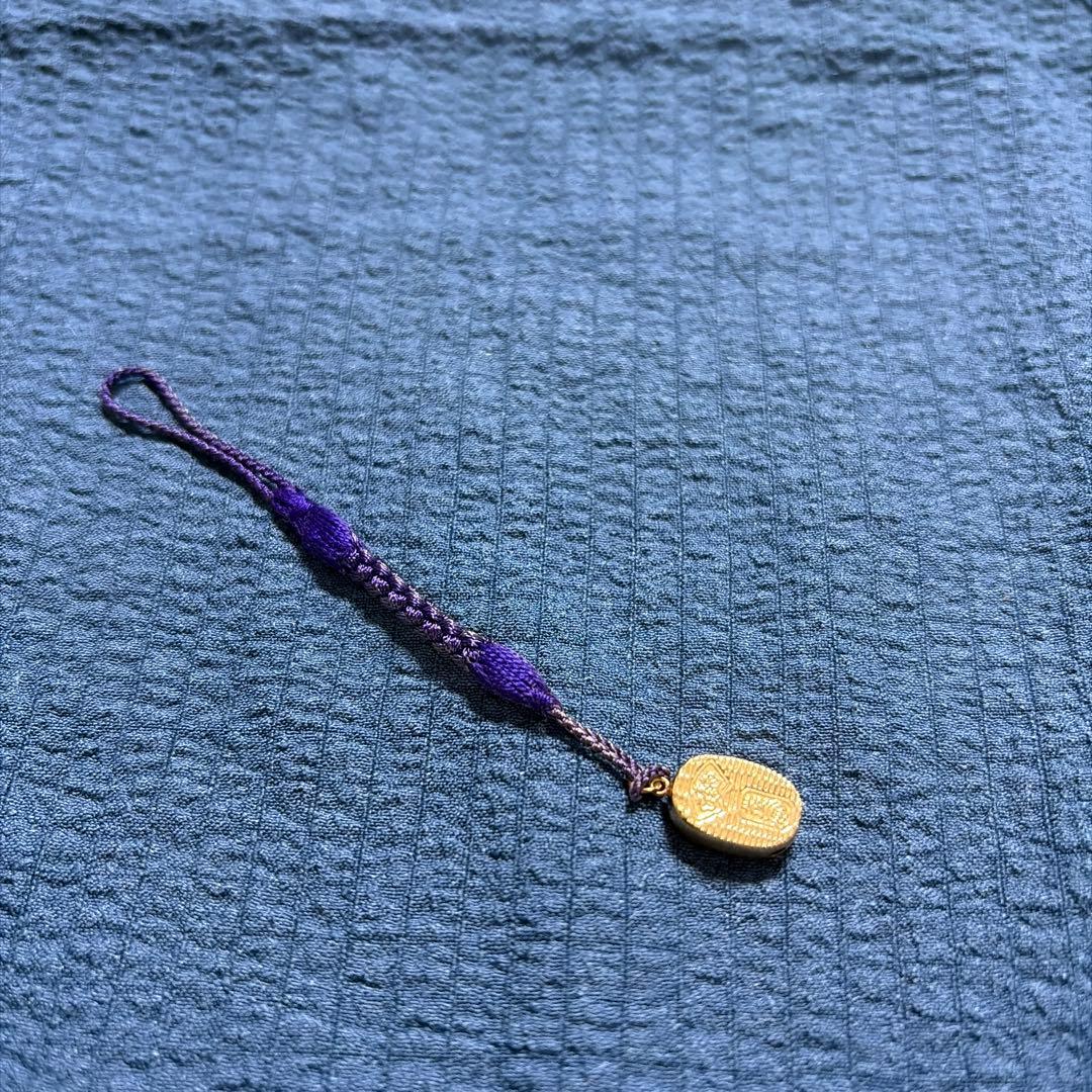 K18 小判型ストラップ