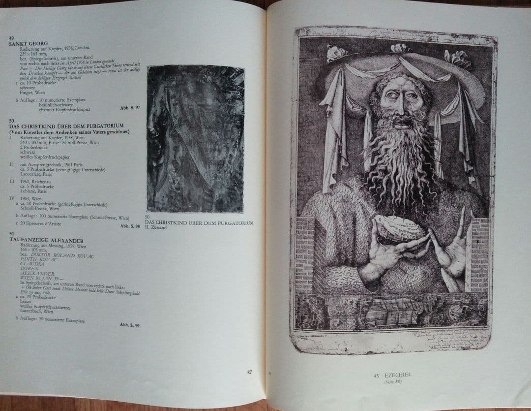 【幻想派絵画 希少 画集】エルンスト・フックス Ernst Fuchs 1967