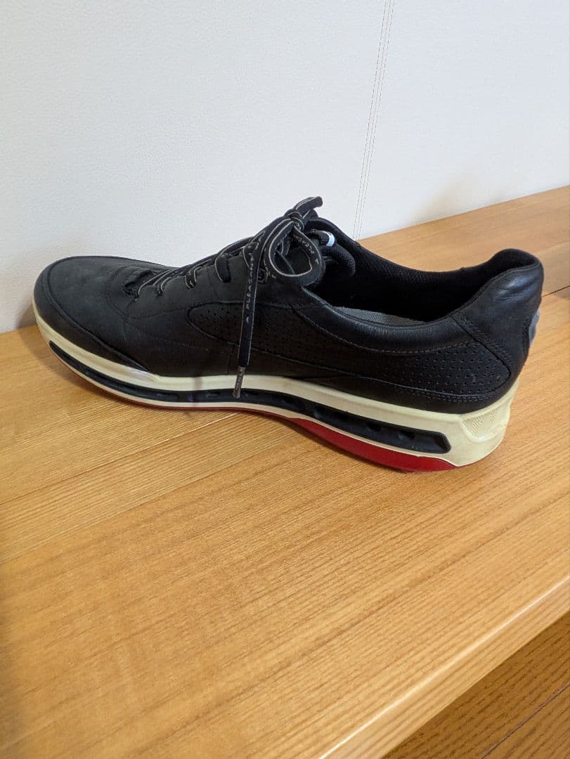 ECCO GORE-TEX スパイクレスゴルフシューズ 黒　44/28㌢