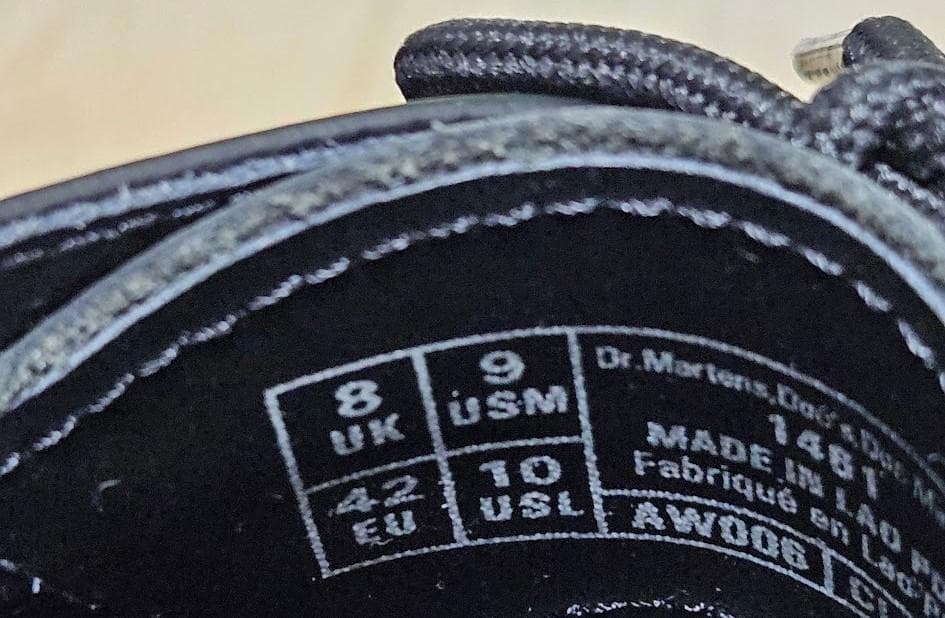 ★パチモン売らない ドクターマーチン ブラック 27cm