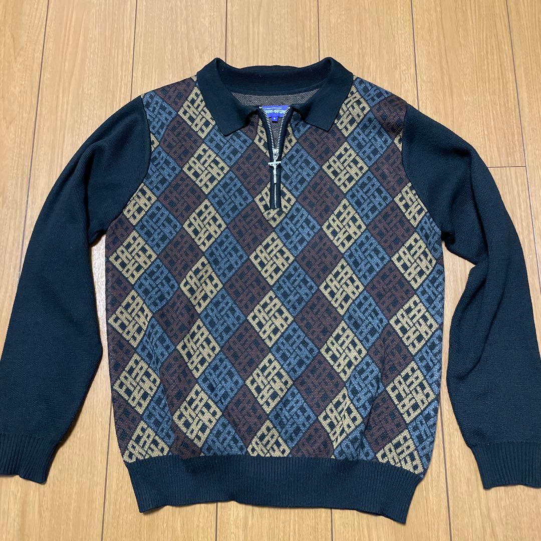 Fucking awesome のジップニットポロシャツ ストリート