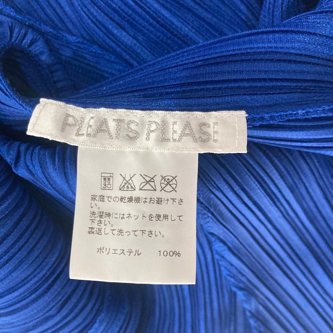 プリーツプリーズ　Aラインチュニック　サイズ3 ブルー