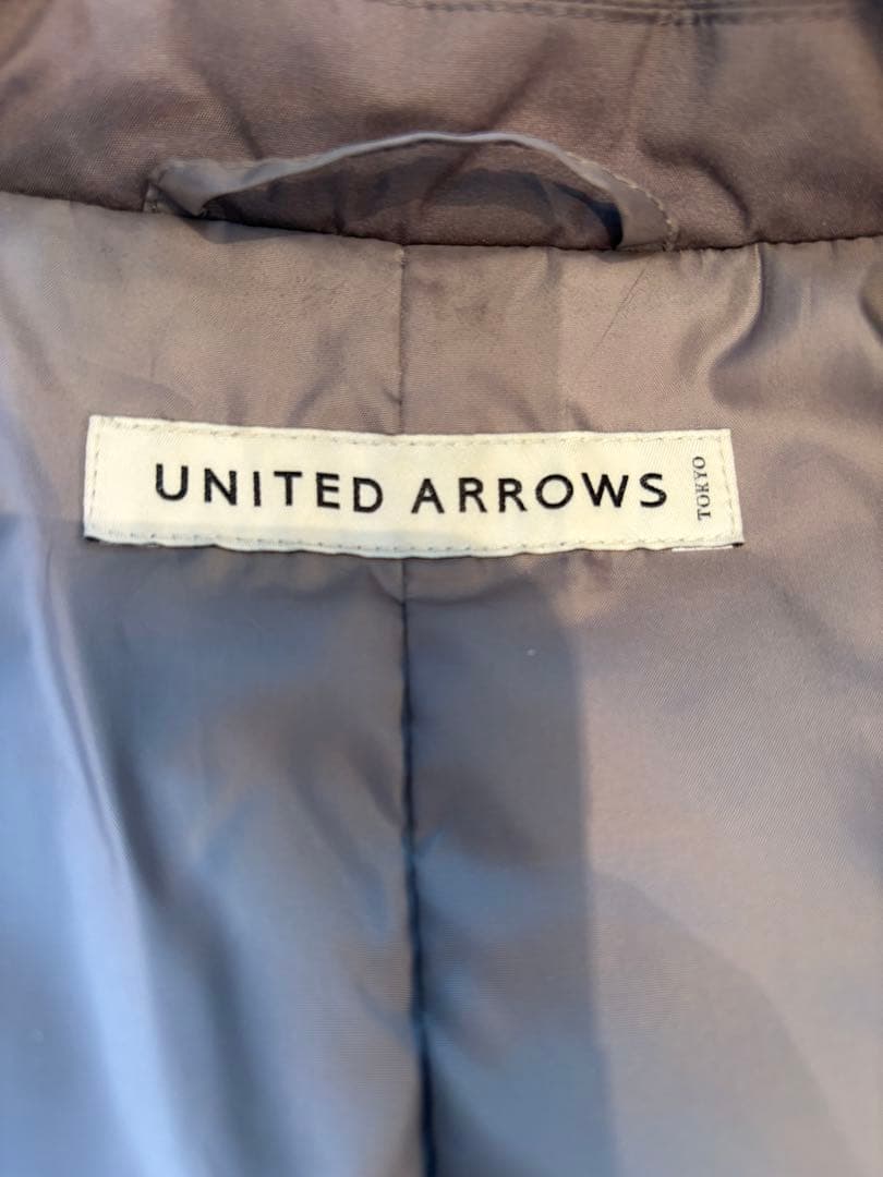 【美品：タグ付き】ユナイテッドアローズ　ダウンチェスターコート