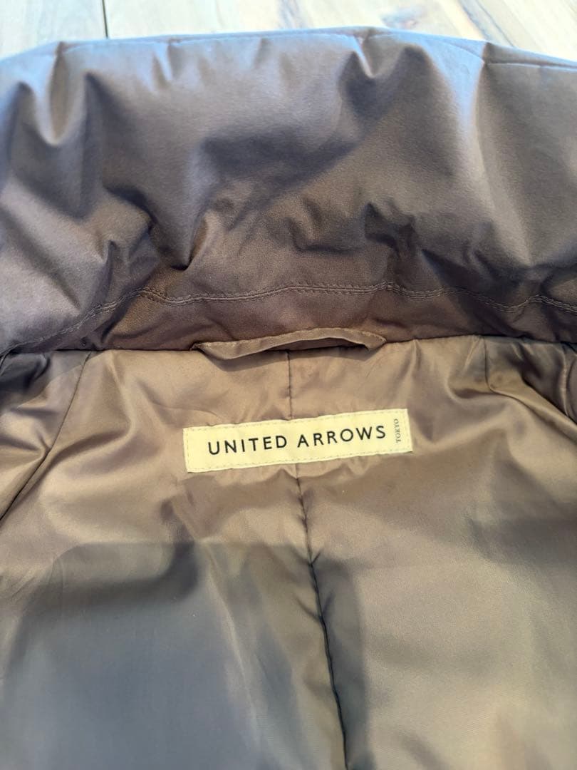 【美品：タグ付き】ユナイテッドアローズ　ダウンチェスターコート
