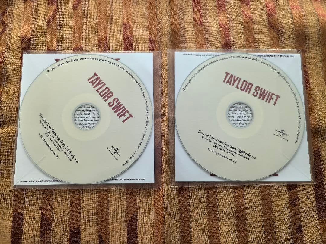 洋楽 Taylor Swift_ 'THE LAST TIME' Promo 2CDs
