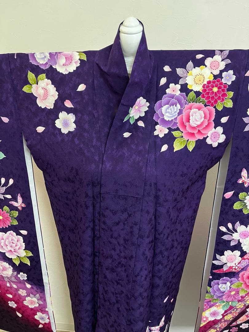 【京都きもの友禅】豪華成人式着物　フルセット刺繍振袖