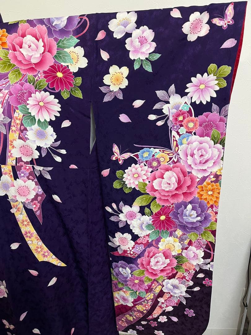 【京都きもの友禅】豪華成人式着物　フルセット刺繍振袖