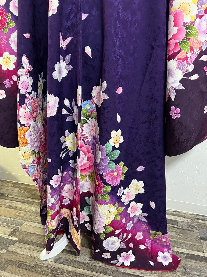 【京都きもの友禅】豪華成人式着物　フルセット刺繍振袖