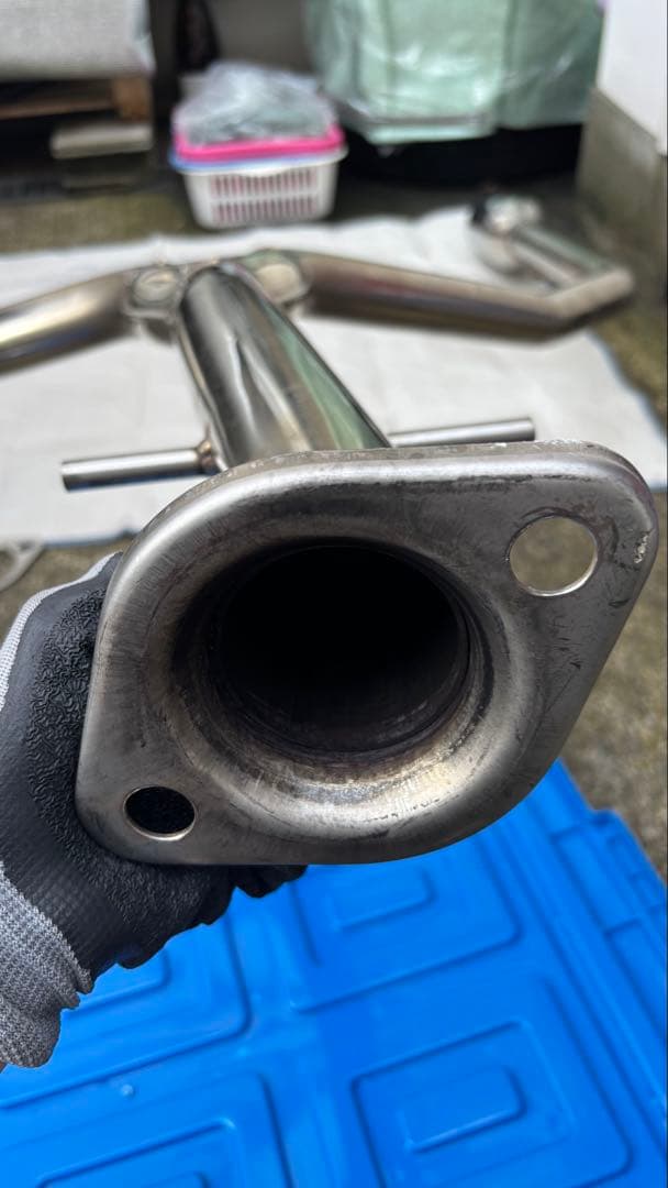 スリーキャッツ　リアピース　ストレートマフラー