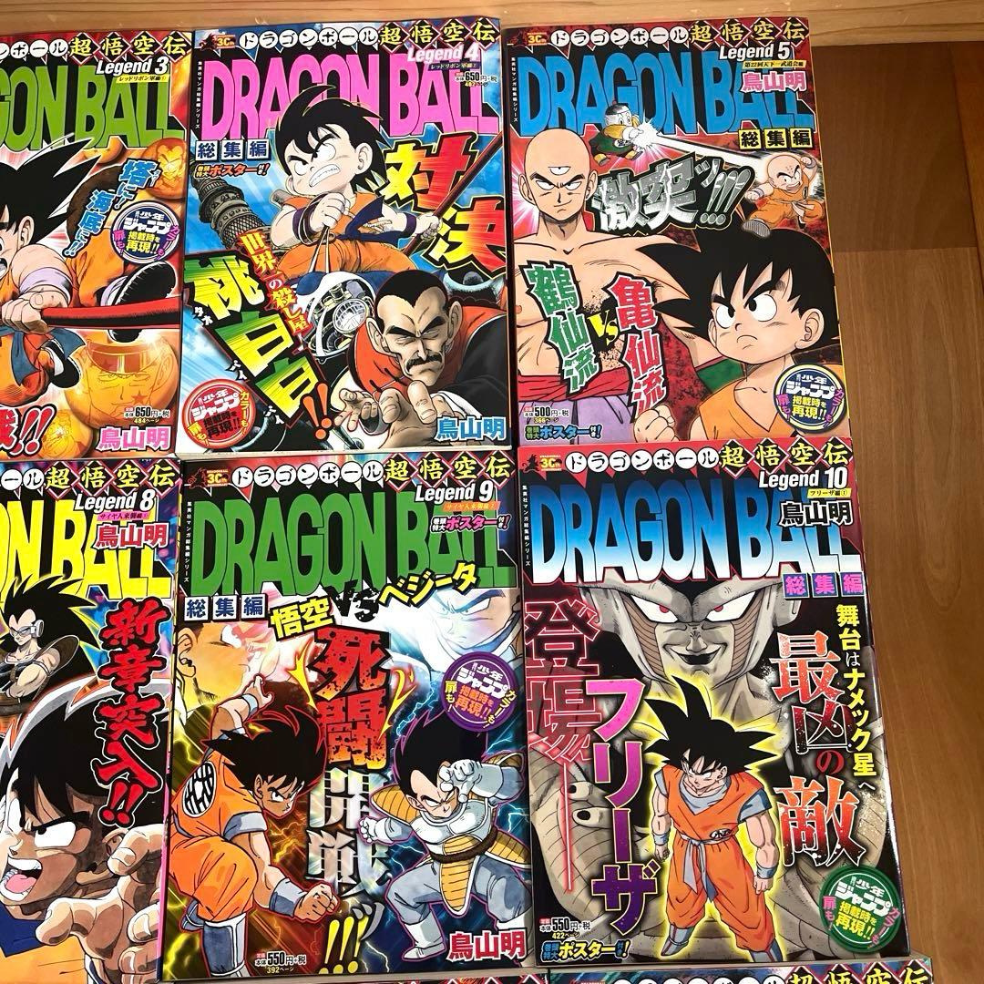 ドラゴンボール 総集編 超悟空伝 Legend 全巻初版　鳥山明　美品・付録付