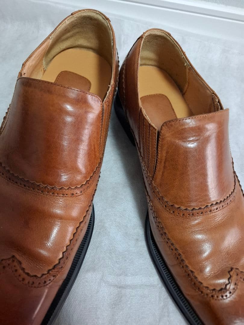 Vin28！GUCCI☆ レザー ブラウン ローファー 革靴