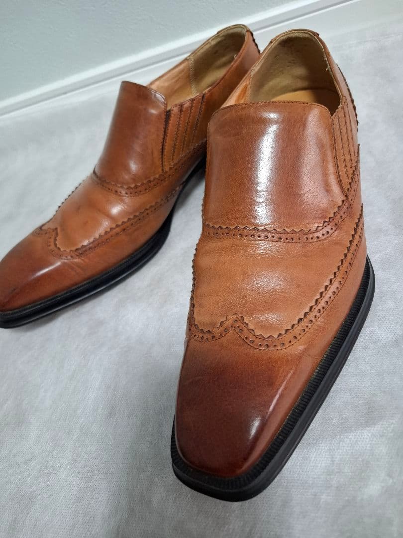 Vin28！GUCCI☆ レザー ブラウン ローファー 革靴