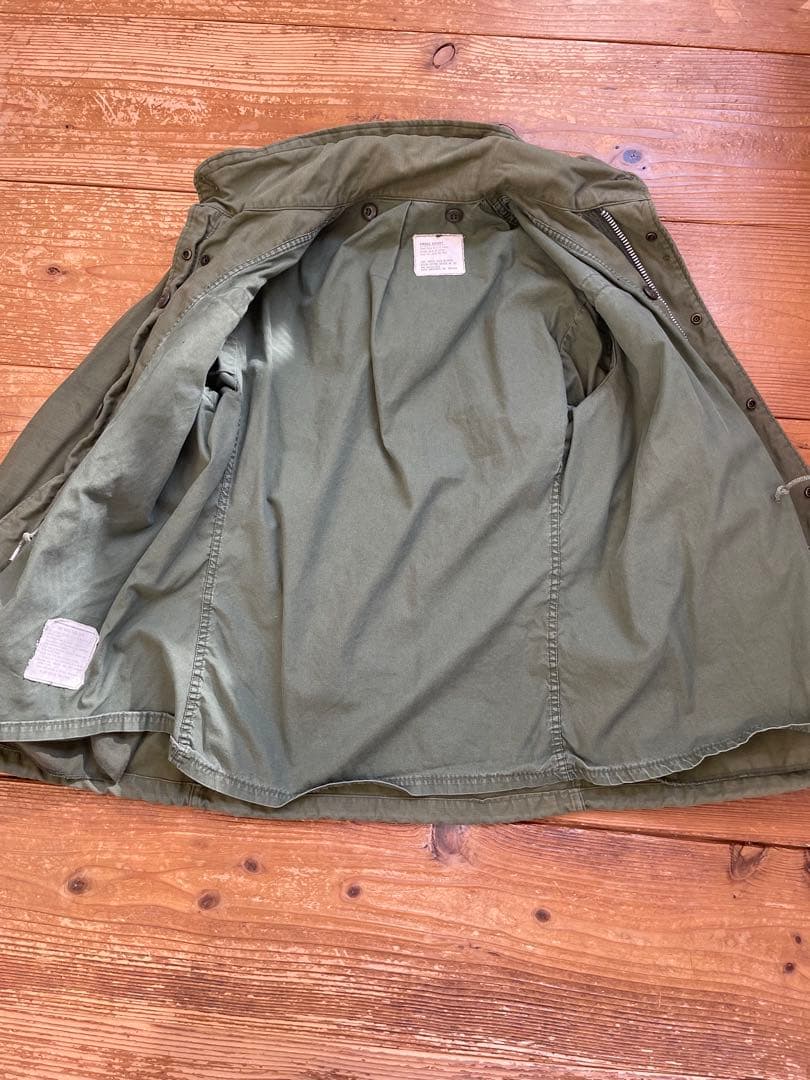 60s US ARMY M65ジャケット　アルミジッパー