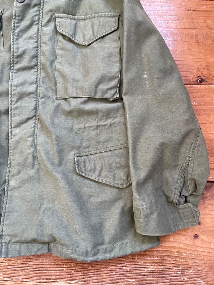 60s US ARMY M65ジャケット　アルミジッパー