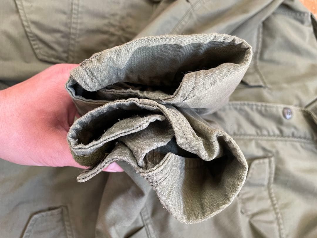 60s US ARMY M65ジャケット　アルミジッパー