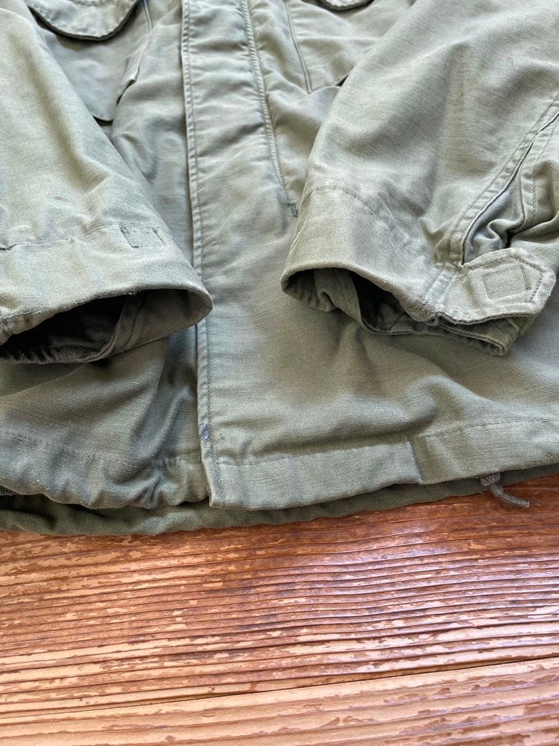 60s US ARMY M65ジャケット　アルミジッパー