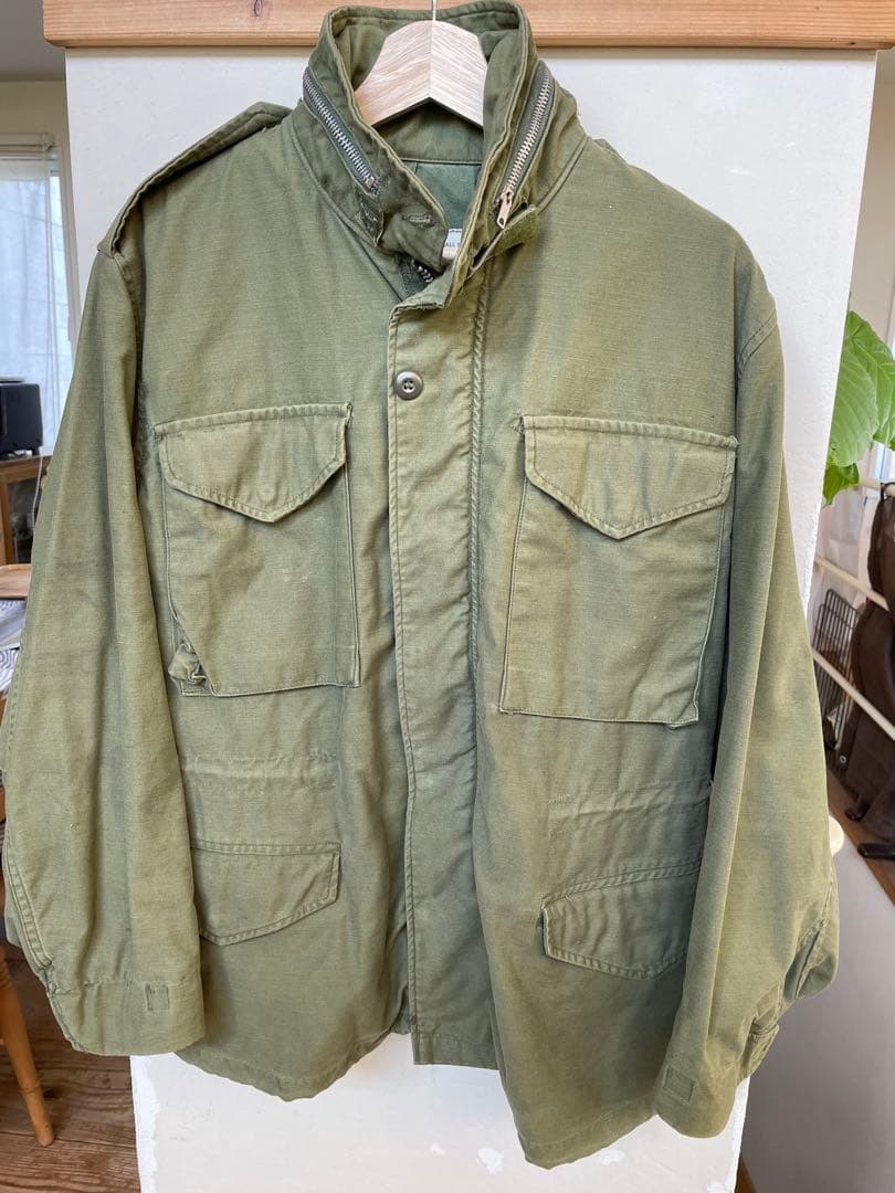 60s US ARMY M65ジャケット　アルミジッパー