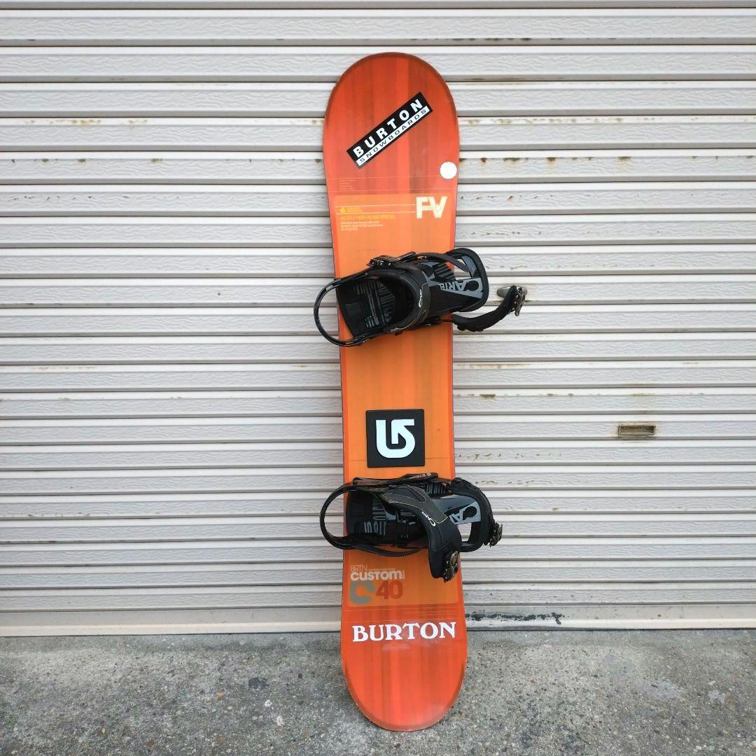 BURTONカスタム140スノーボード&BURTON ビンディングセット