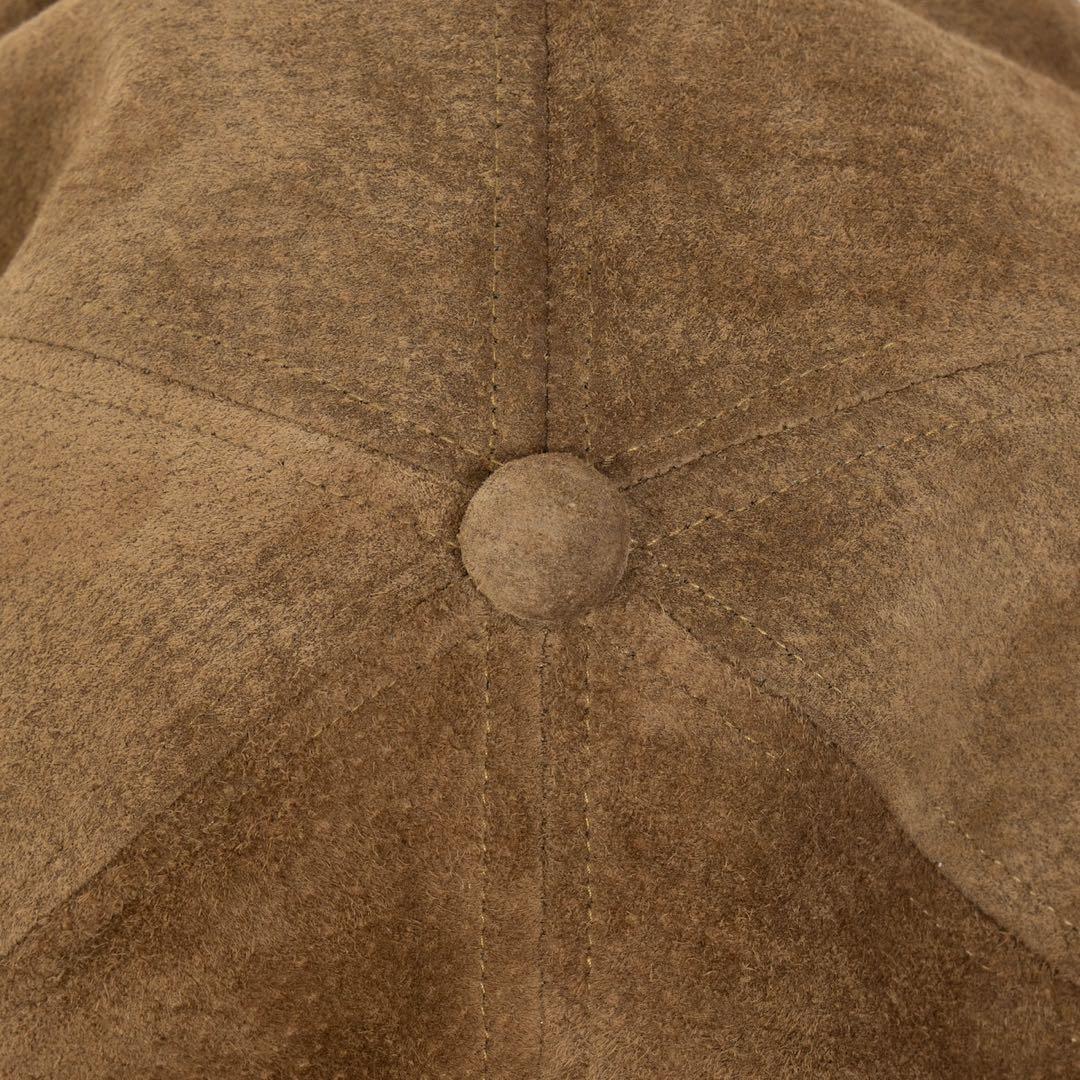 キャメル DECi Suede 6panel Cap スエード