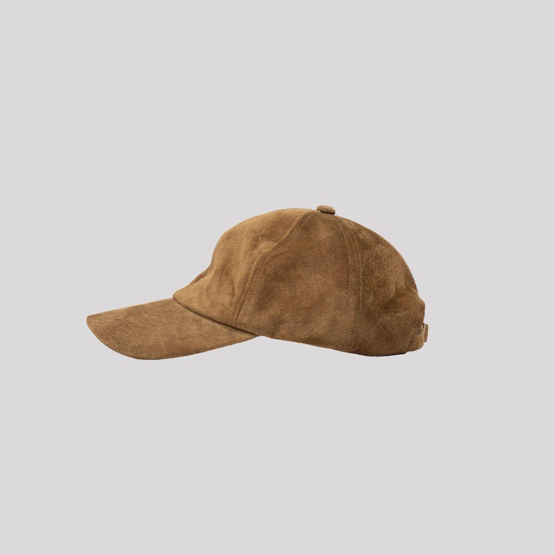 キャメル DECi Suede 6panel Cap スエード