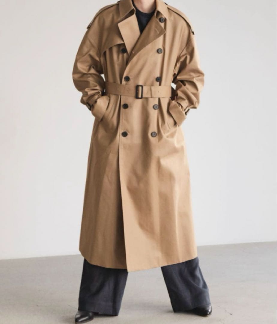 HYKE BIG FIT　トレンチコート