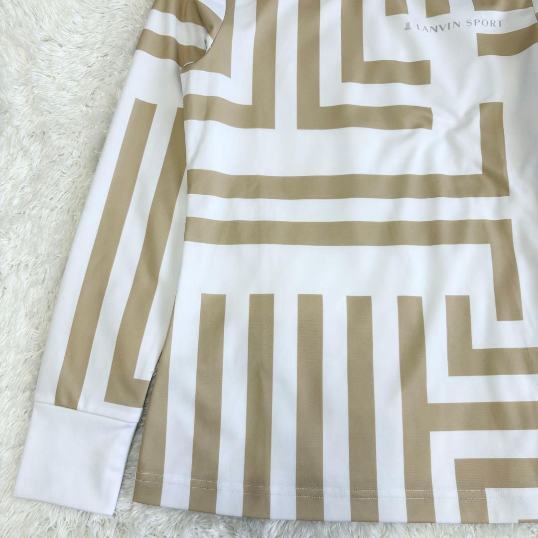 24SS ランバンスポール　モノグラムプリント長袖シャツ