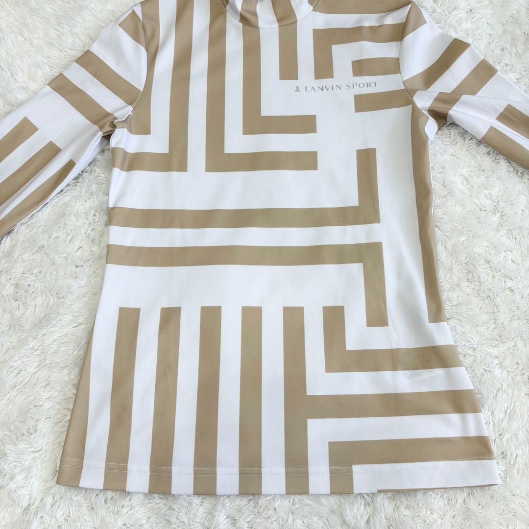 24SS ランバンスポール　モノグラムプリント長袖シャツ