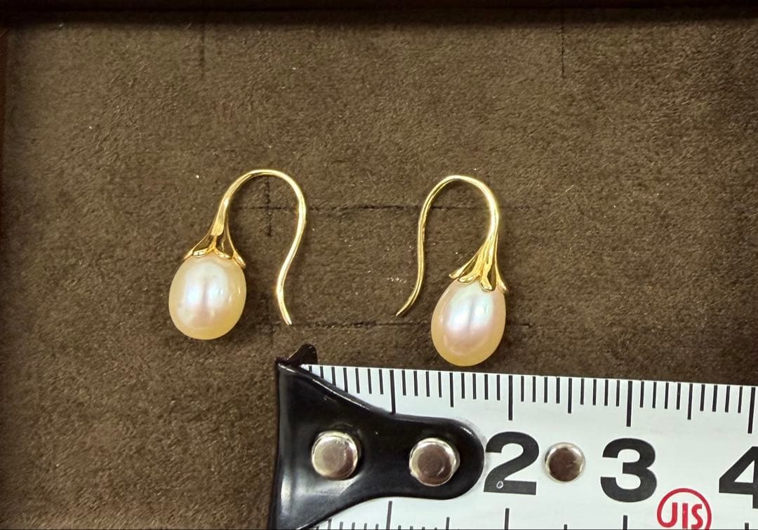 ピアス　k18 パール　真珠　ジュエリーツツミ