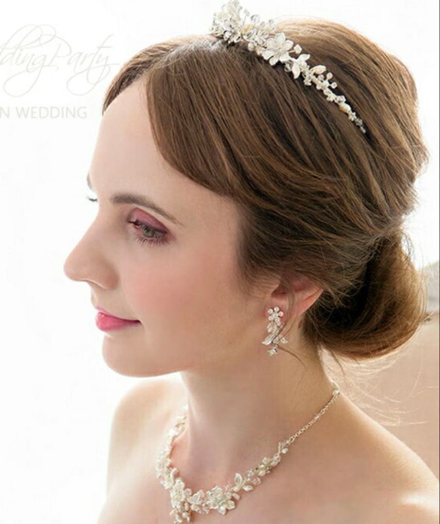 ANNAN WEDDING ブライダルアクセサリー3点セット ティアラ