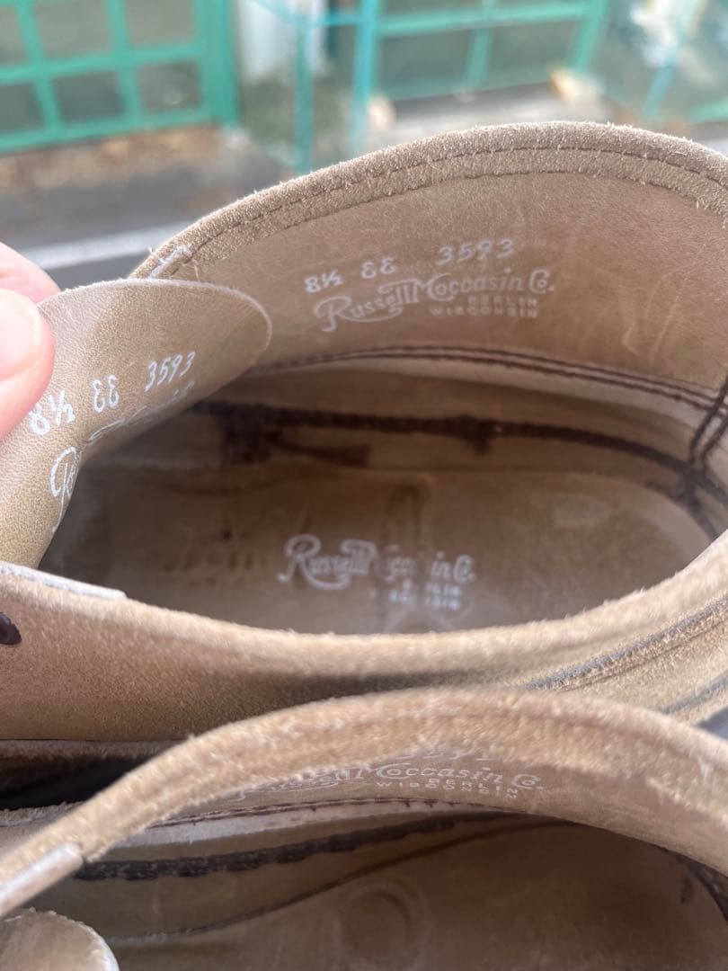 【Russell Ｍoccasin】スエード8 1/2