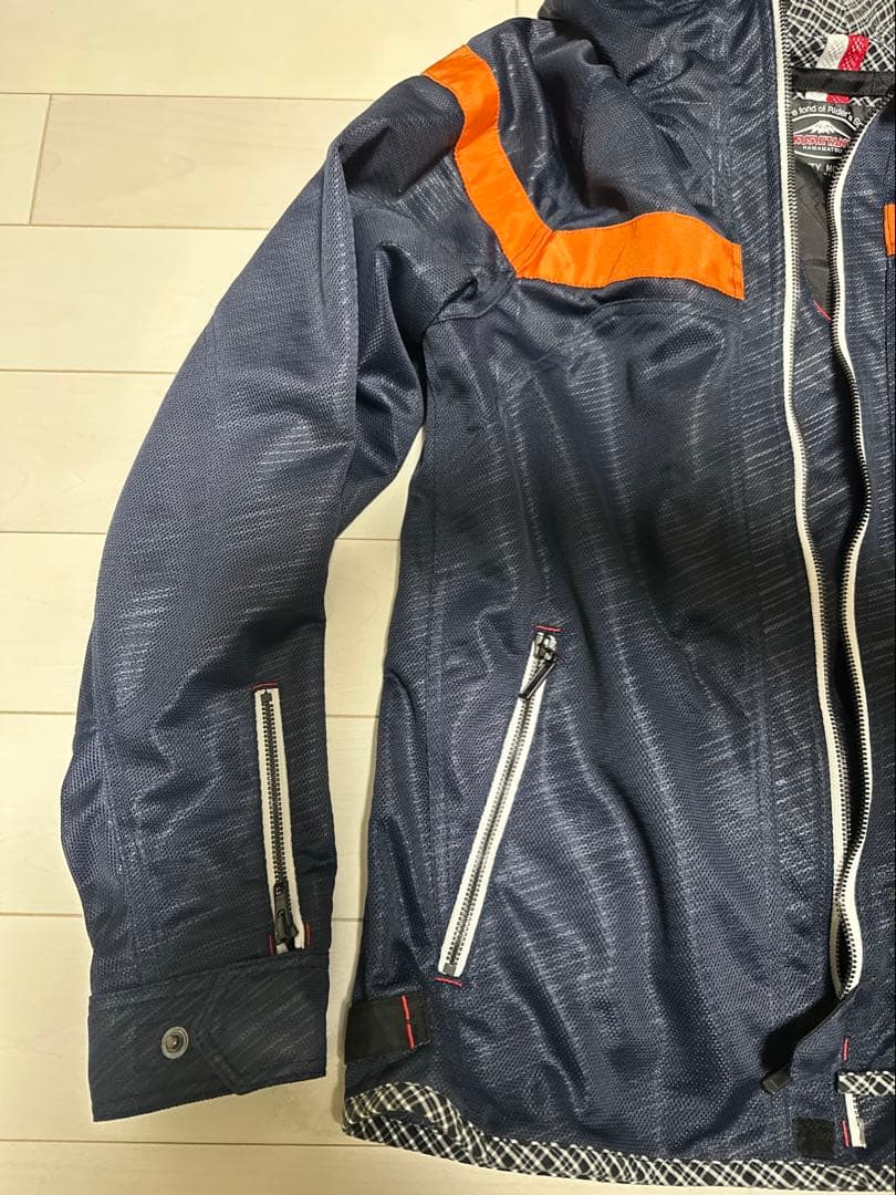 クシタニ フルメッシュパーカージャケット LLサイズ　背中ＣＥプロテクター付き