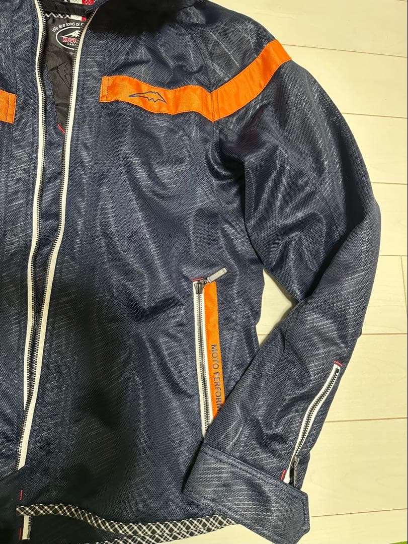 クシタニ フルメッシュパーカージャケット LLサイズ　背中ＣＥプロテクター付き