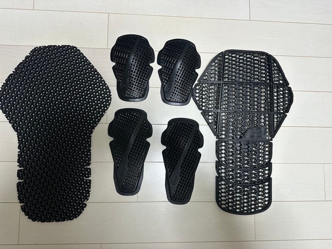 クシタニ フルメッシュパーカージャケット LLサイズ　背中ＣＥプロテクター付き