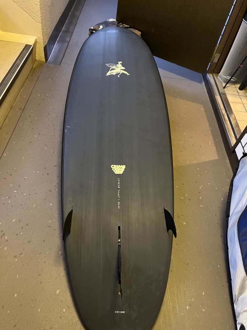 CRIME サーフボード ゴシックドルフィン　リペア履歴なし6’6fin付属