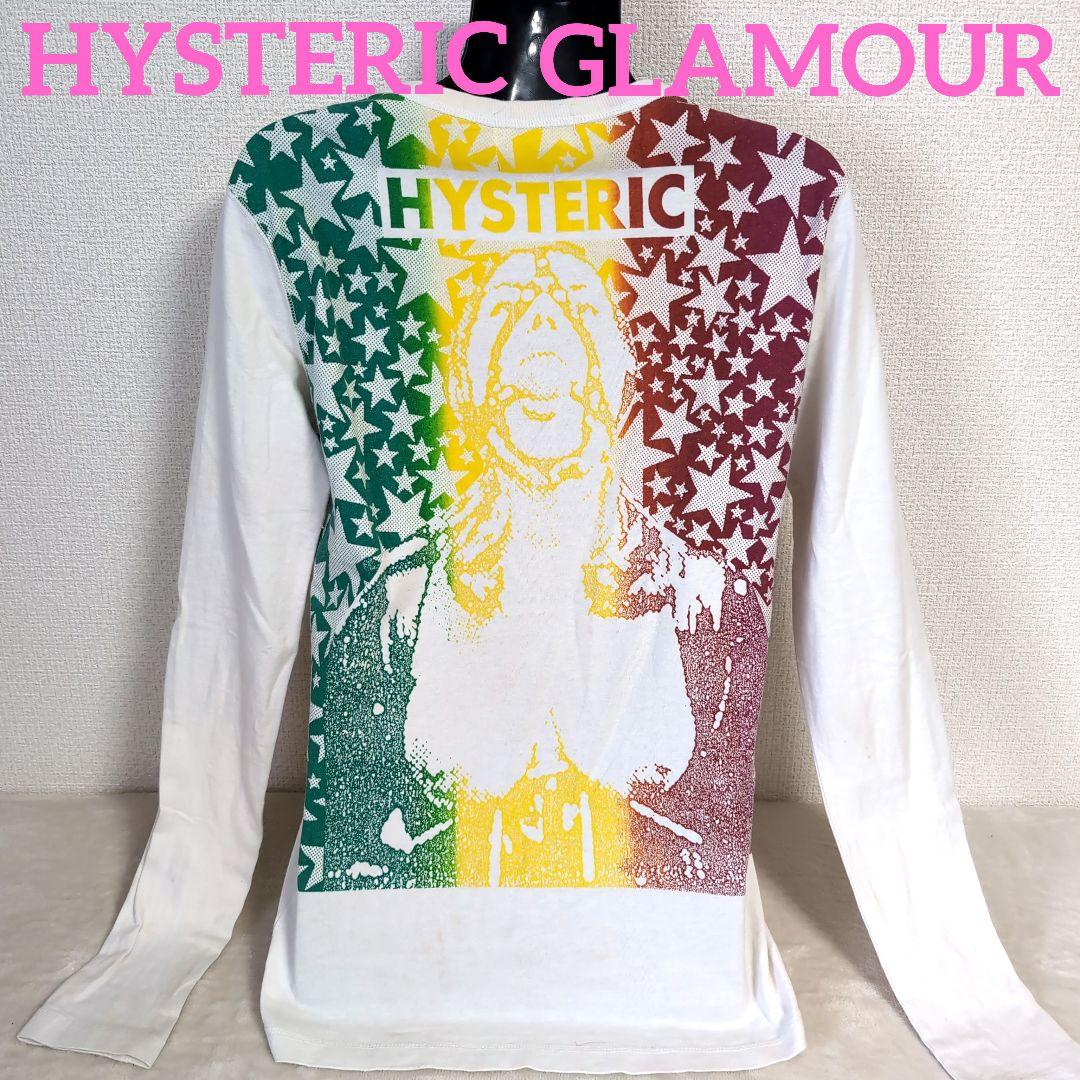 ei HYSTERIC GLAMOUR 長袖 Tシャツ 白 レディースM相当