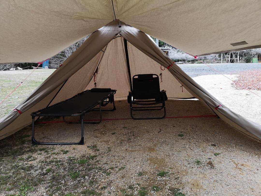 フィールドア　フォークテントTC&タープセット