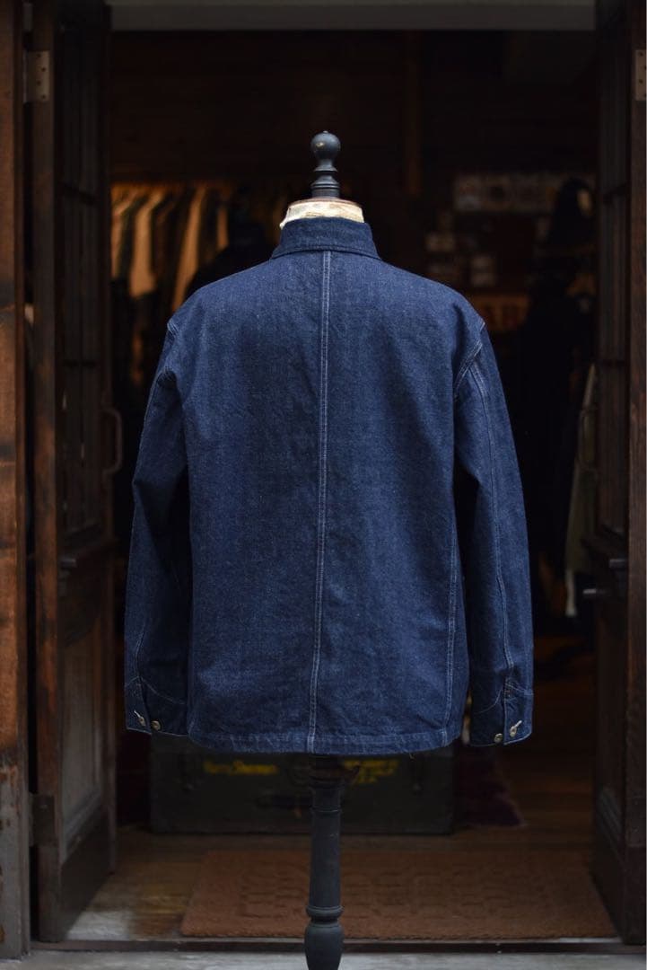 スマクロ別注　フェローズデニムカバーオール