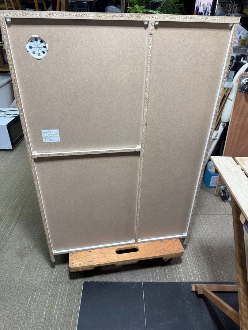 【超美品】ニトリ　レンジ台　(フォルムN RE1175 WH）　レンジボード