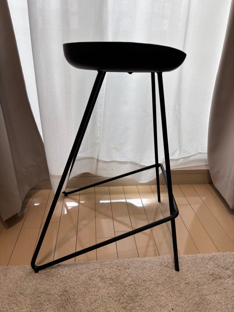 値下！GART(ガルト)マーラハイチェア ブラック カウンターチェア バーチェア