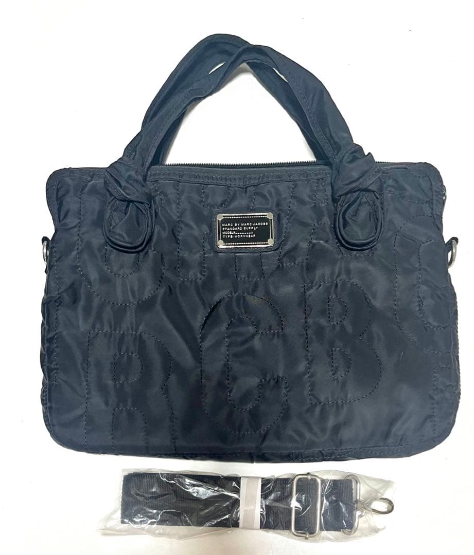 【美品】マークジェイコブス パソコンケース ブリーフケース A4 ビジネスバッグ