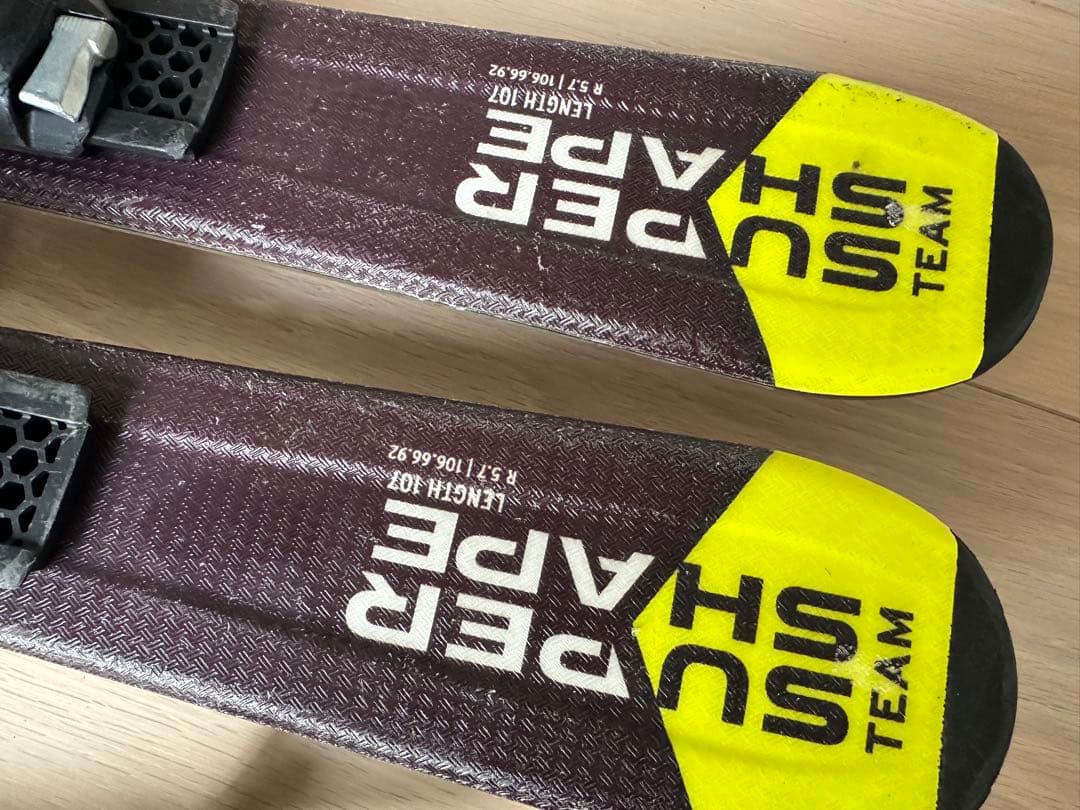 p*e様 ヘッド　スキー板　107センチ　mastersポール 75センチ　セッ