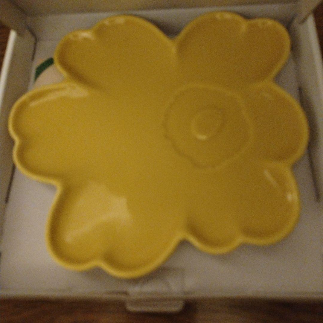 marimekkoマリメッコウニッコイエロープレート