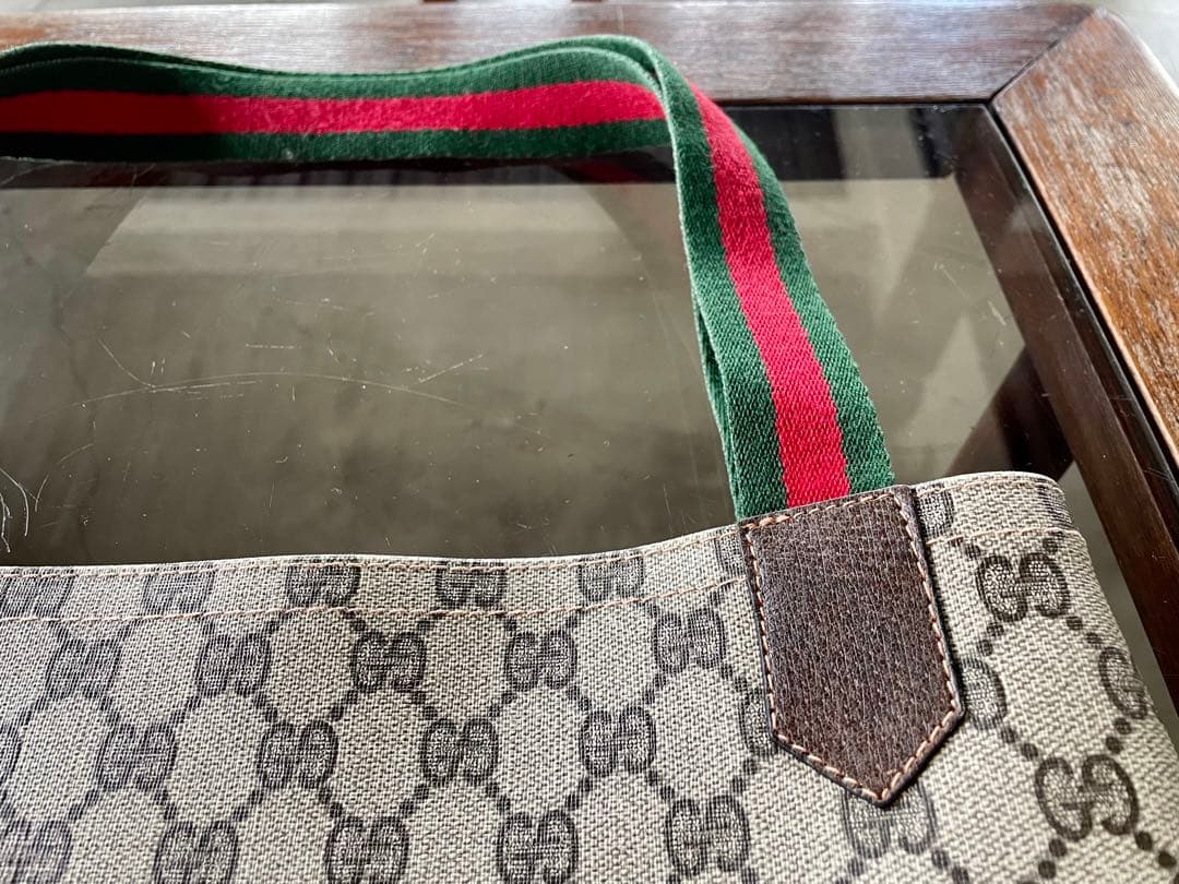 1980s oldgucci オールドグッチ　シェリーライン　トートバック