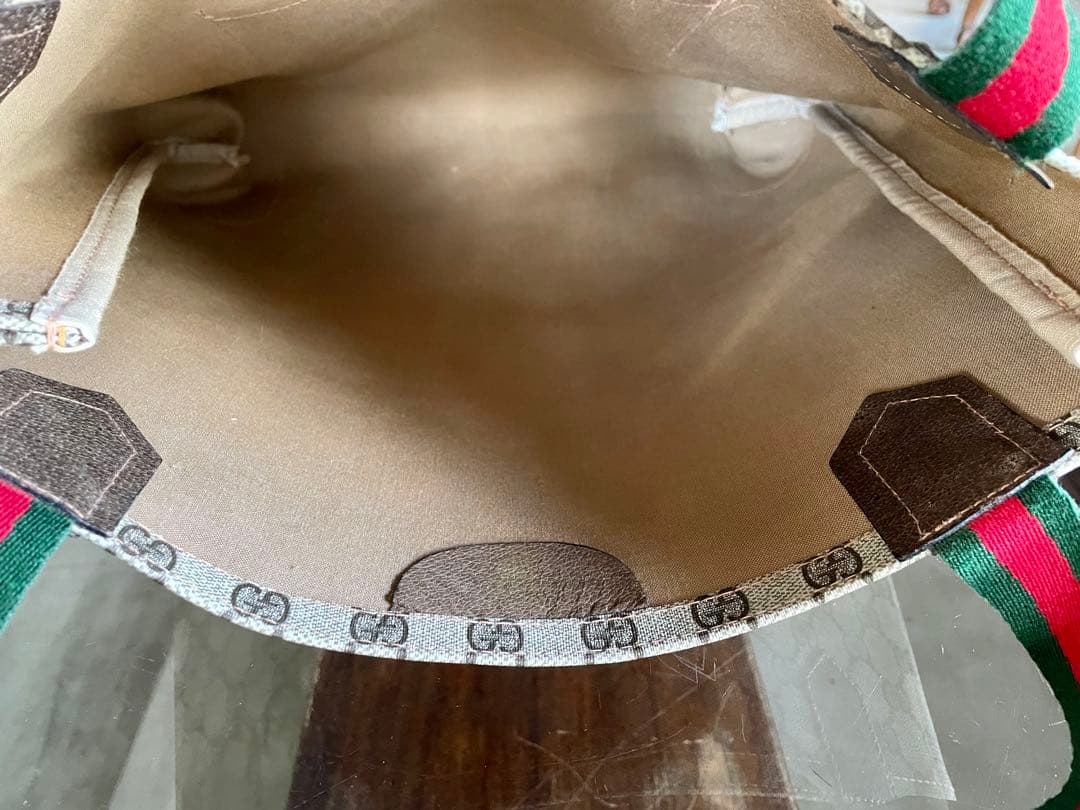 1980s oldgucci オールドグッチ　シェリーライン　トートバック