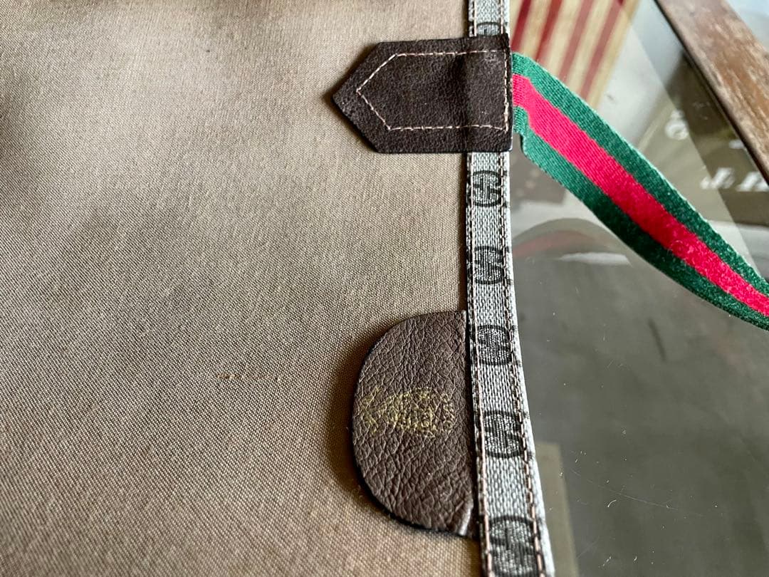 1980s oldgucci オールドグッチ　シェリーライン　トートバック