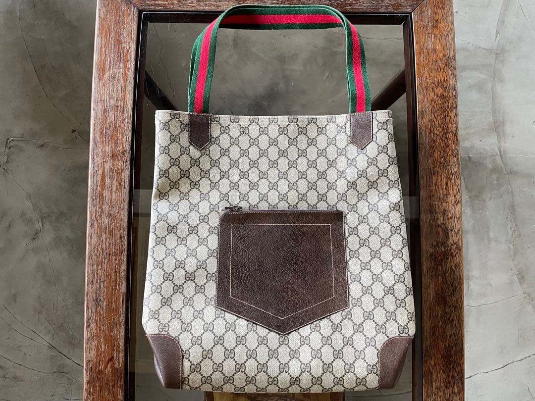 1980s oldgucci オールドグッチ　シェリーライン　トートバック