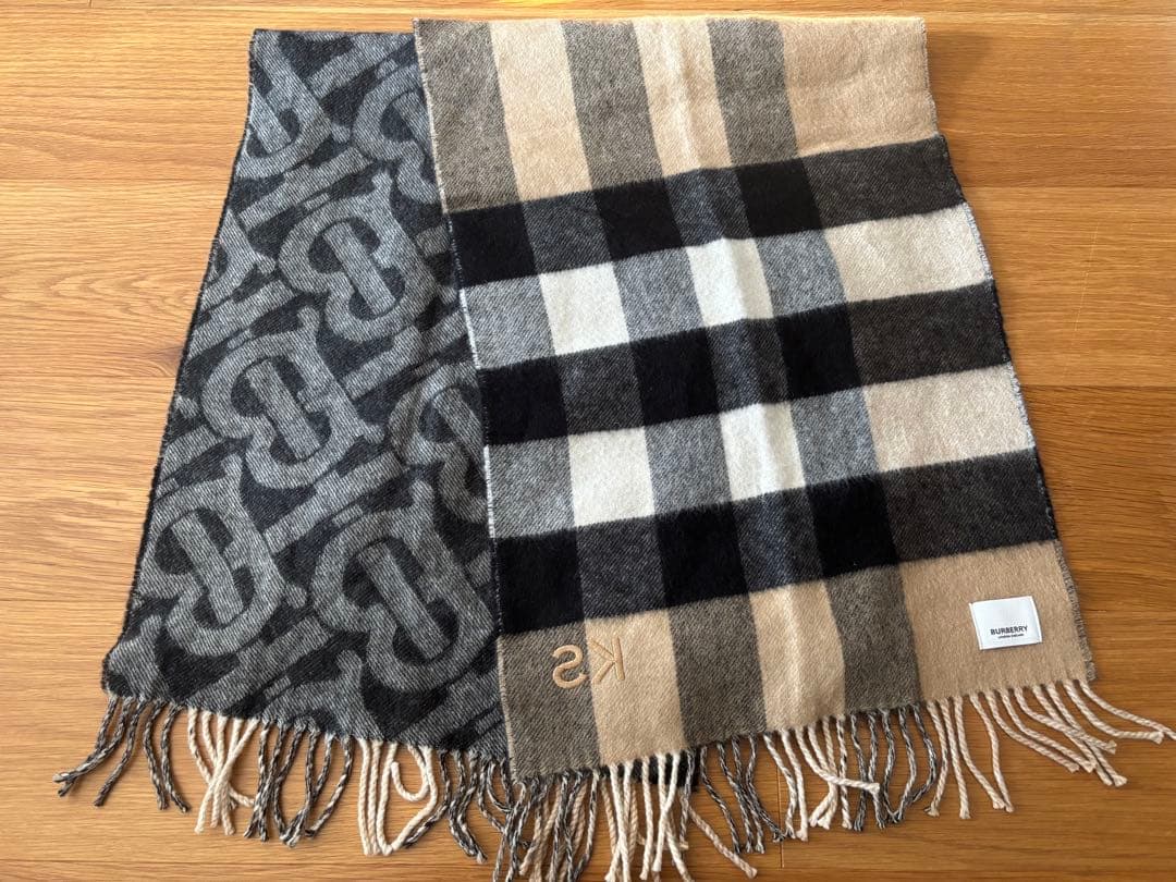 BURBERRY バーバリー マフラー カシミア100％ 大判マフラー ストール