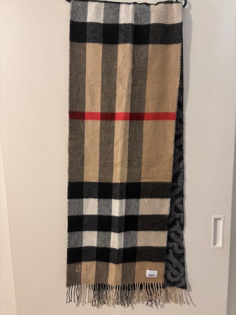 BURBERRY バーバリー マフラー カシミア100％ 大判マフラー ストール