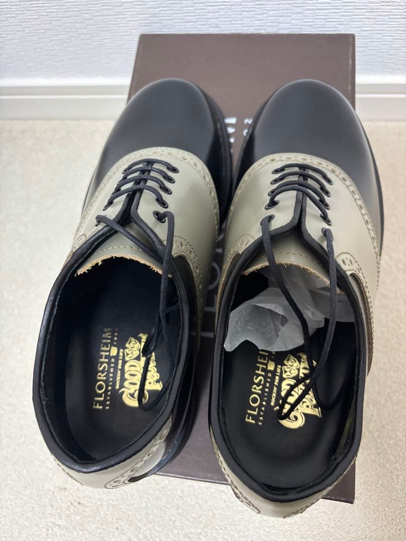 値下げ　グッドロッキン　サドルシューズ　25 新品　⑨